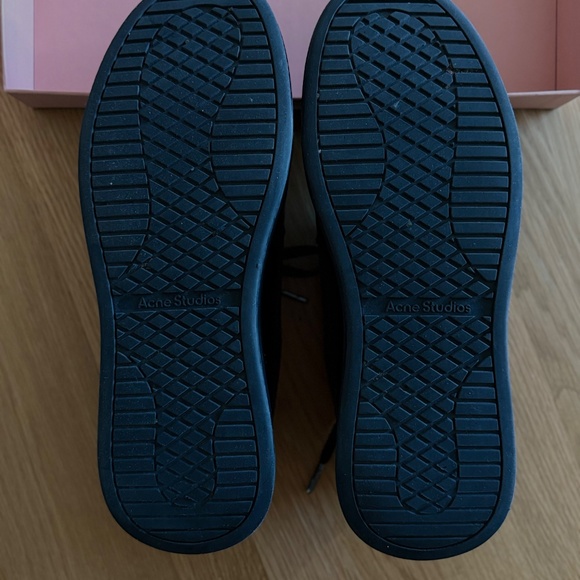 ACNE STUDIOS PEREY LACE UP SNEAKER, Black - Picture 3 of 6